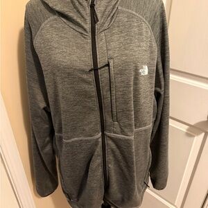 The North Face Heather Gray Hoodie Jacket